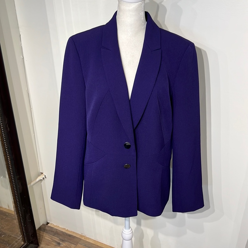 Kasper Sz14 Purple Blazer